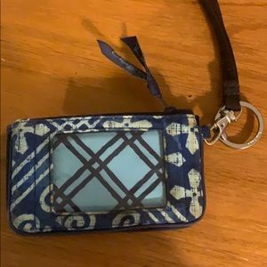 vera bradley wallet/lanyard